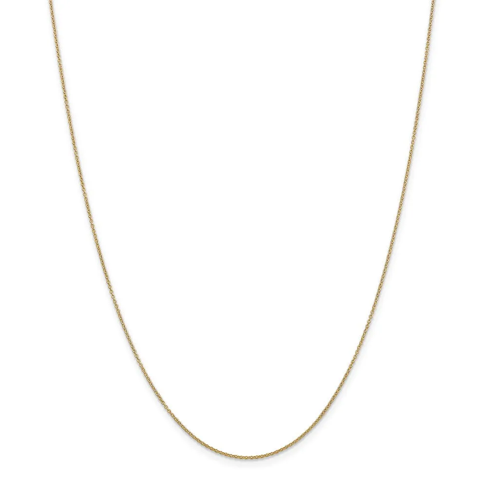 14k Yellow Gold Cursive Sister Necklace