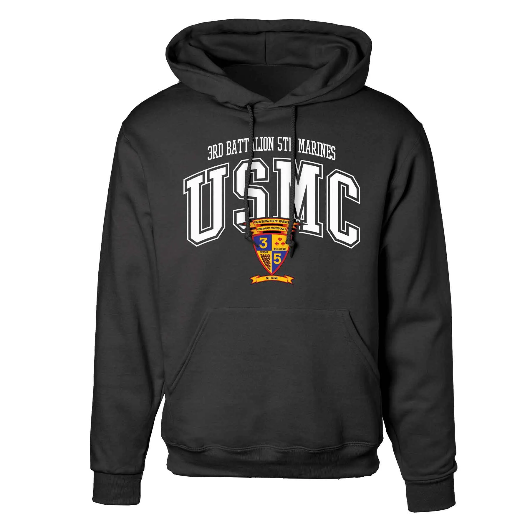 3rd Battalion 5th Marines Arched Hoodie