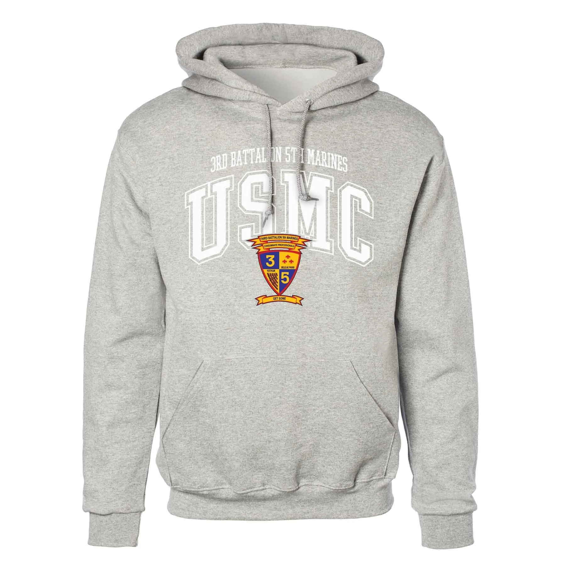 3rd Battalion 5th Marines Arched Hoodie