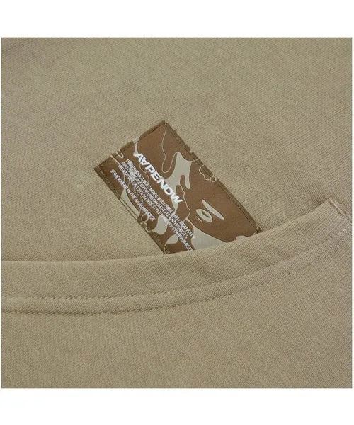 A BATHING APE  |Street Style Long Sleeves Plain Cotton Logo Hoodies