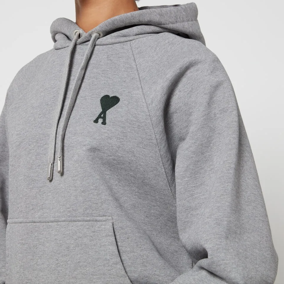 AMI PARIS  |Heart Long Sleeves Plain Cotton Logo Hoodies & Sweatshirts