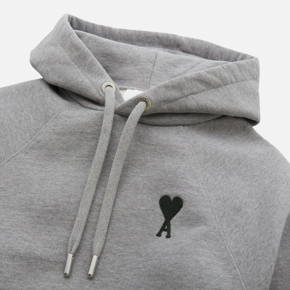 AMI PARIS  |Heart Long Sleeves Plain Cotton Logo Hoodies & Sweatshirts