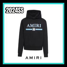 AMIRI  |Unisex Street Style Cotton Logo Hoodies