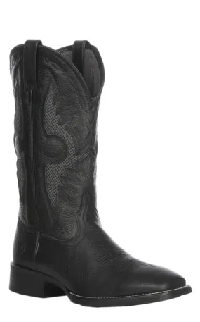 Ariat Men's Solado Black VentTEK Bantamweight Wide Square Toe Cowboy Boot