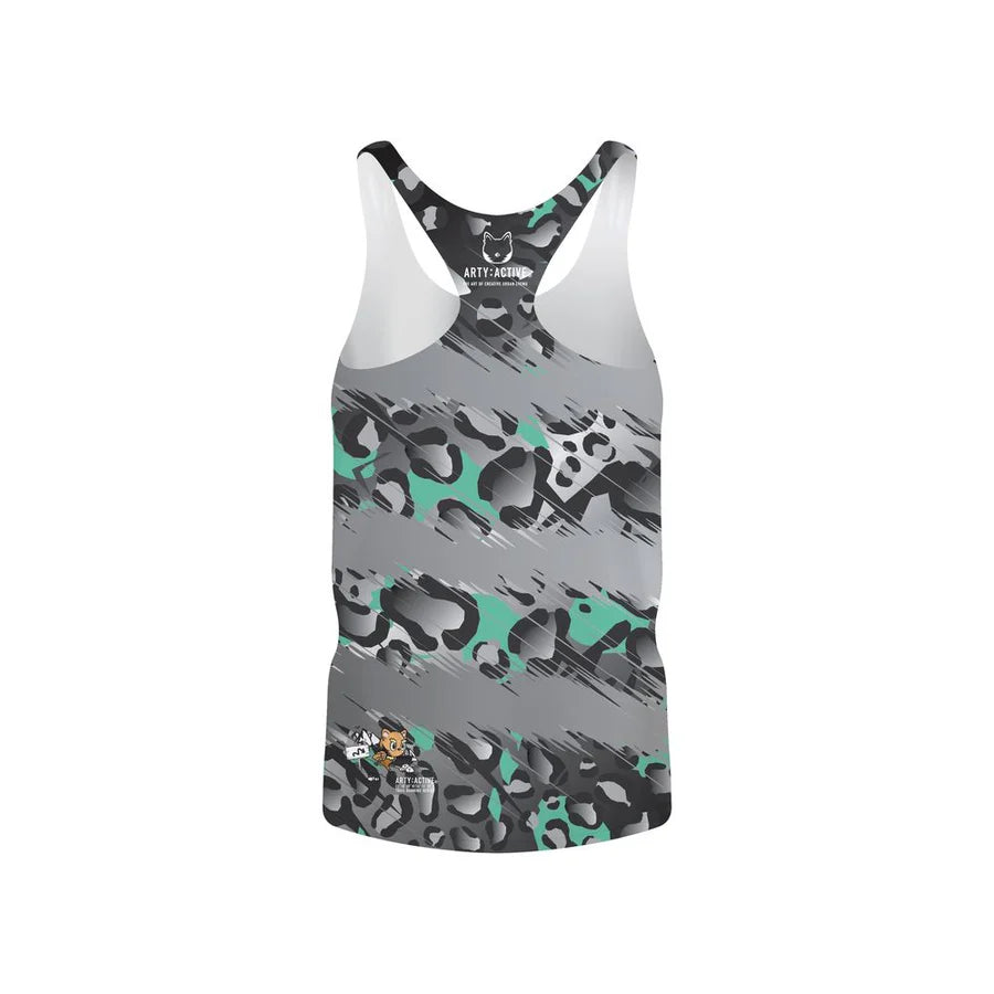 ARTY:ACTIVE Unisex's DIGITAL JUNGLE Singlet