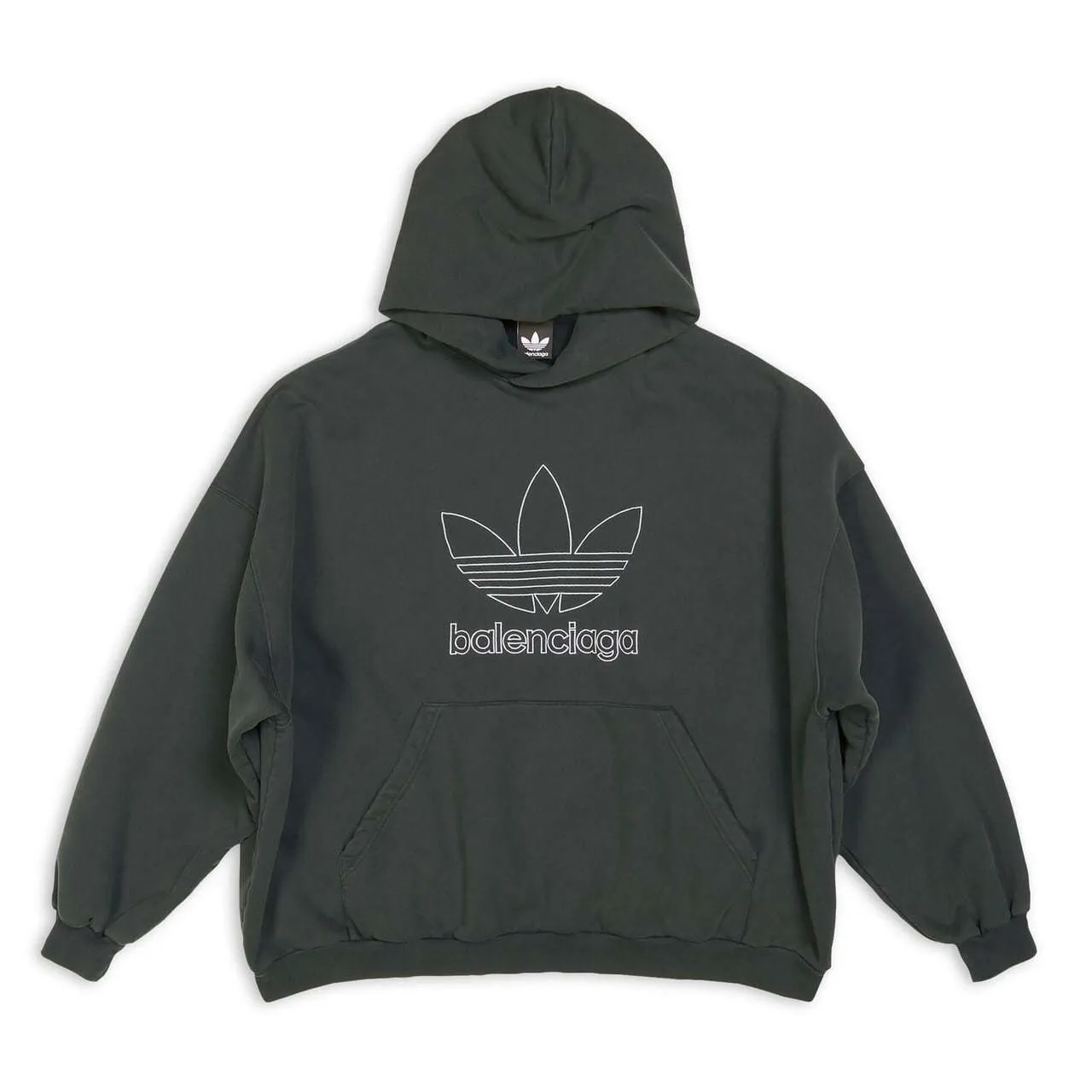 BALENCIAGA  |Street Style Long Sleeves Cotton Logo Hoodies & Sweatshirts