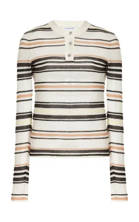 Bottega Veneta Striped Cotton Sweater