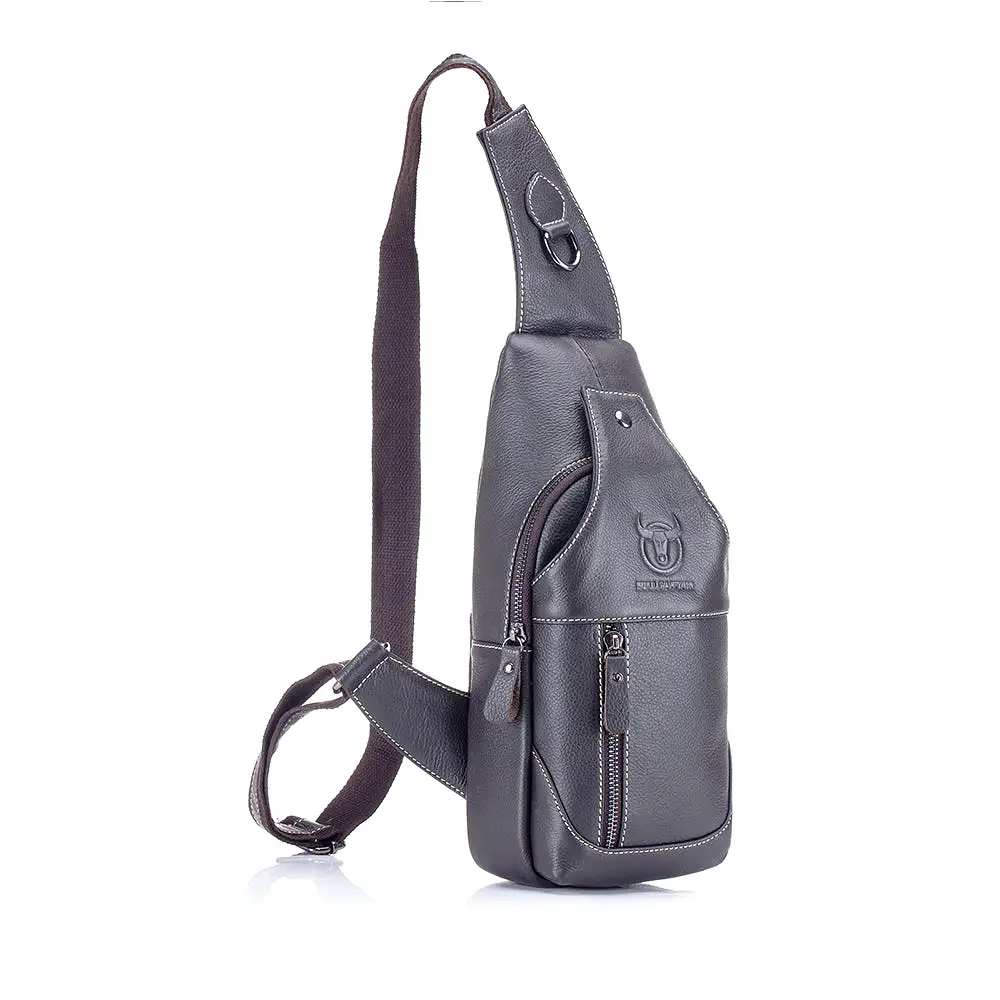 BULLCAPTAIN Genuine Leather Backpack