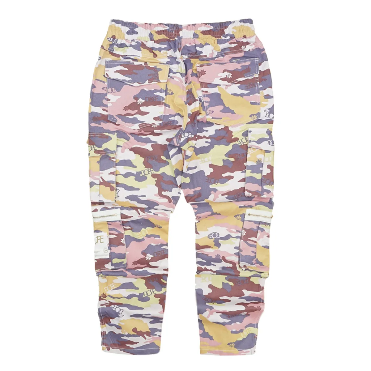 Camo Sateen Pants (Purple) / C1