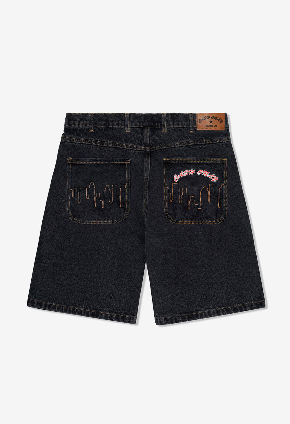 CASH ONLY Logo Denim Shorts