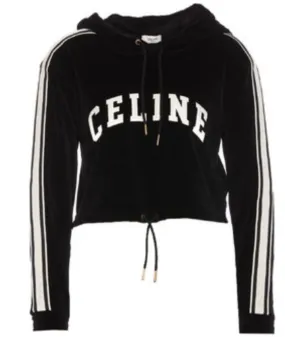 CELINE  |Street Style Logo Hoodies & Sweatshirts