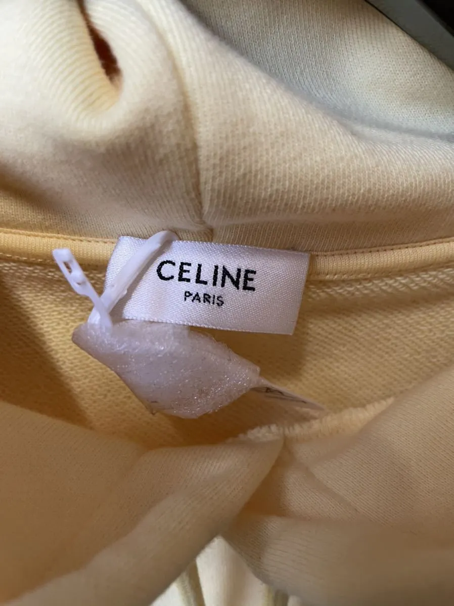 CELINE  |Unisex Sweat Street Style Long Sleeves Luxury Hoodies