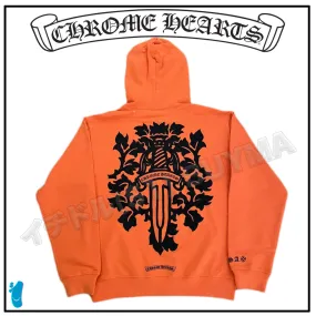 CHROME HEARTS  |Unisex Street Style Long Sleeves Cotton Logo Hoodies