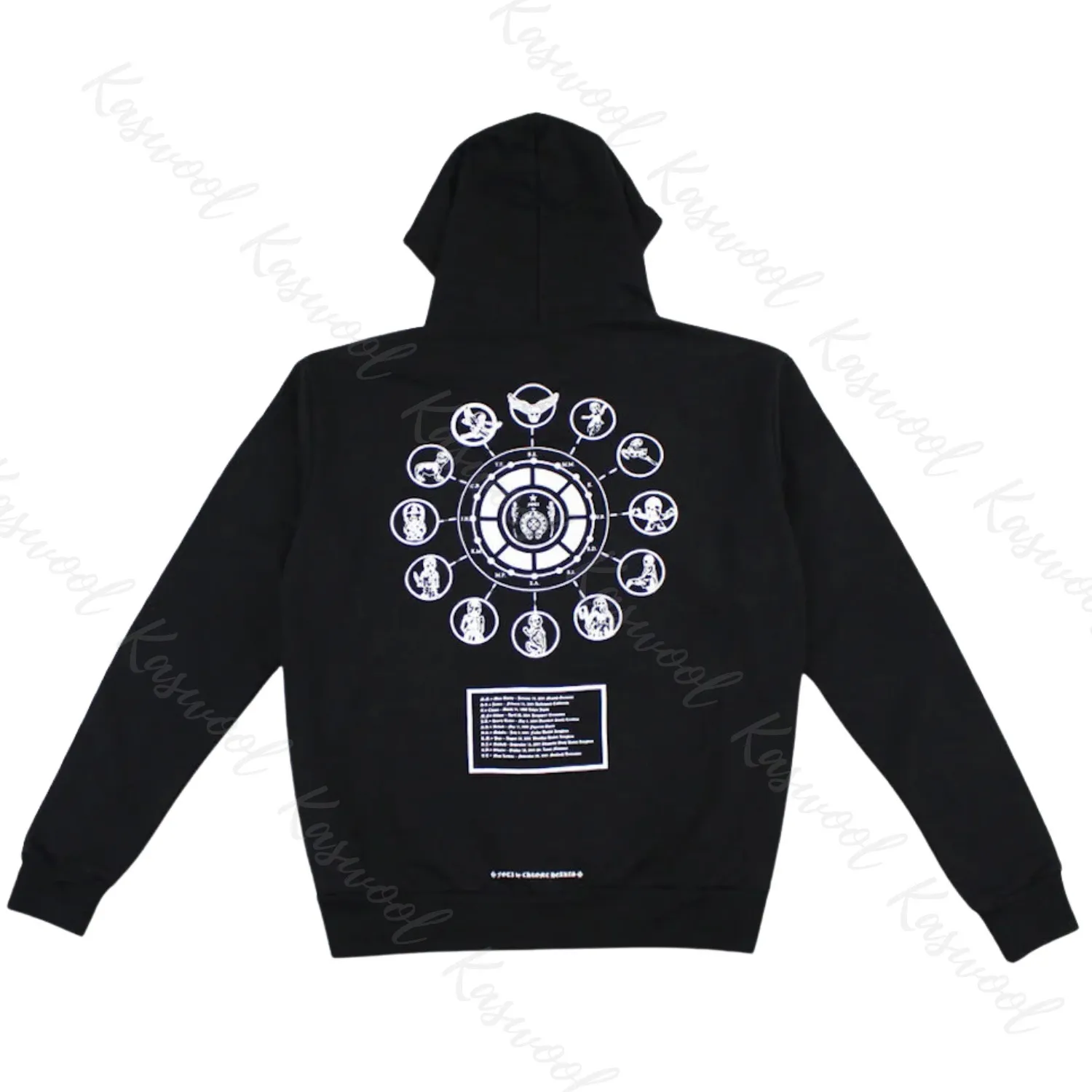 CHROME HEARTS  |Unisex Street Style Long Sleeves Plain Cotton Logo Hoodies