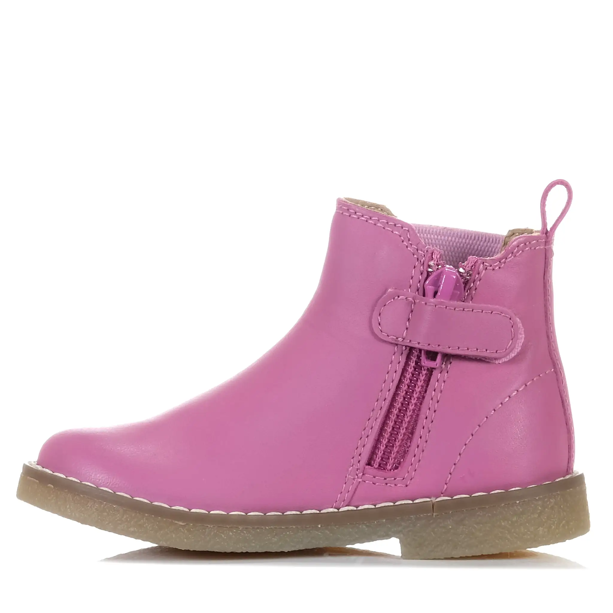 Clarks Chelsea II Jnr Dark Mauve Leather