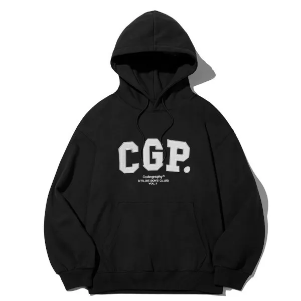 Code graphy  |Unisex Street Style Logo Hoodies & Sweatshirts