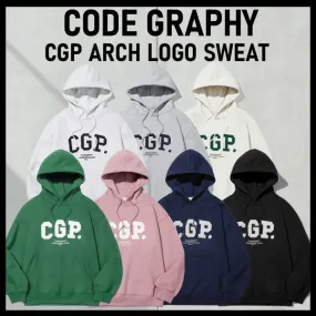 Code graphy  |Unisex Street Style Logo Hoodies & Sweatshirts