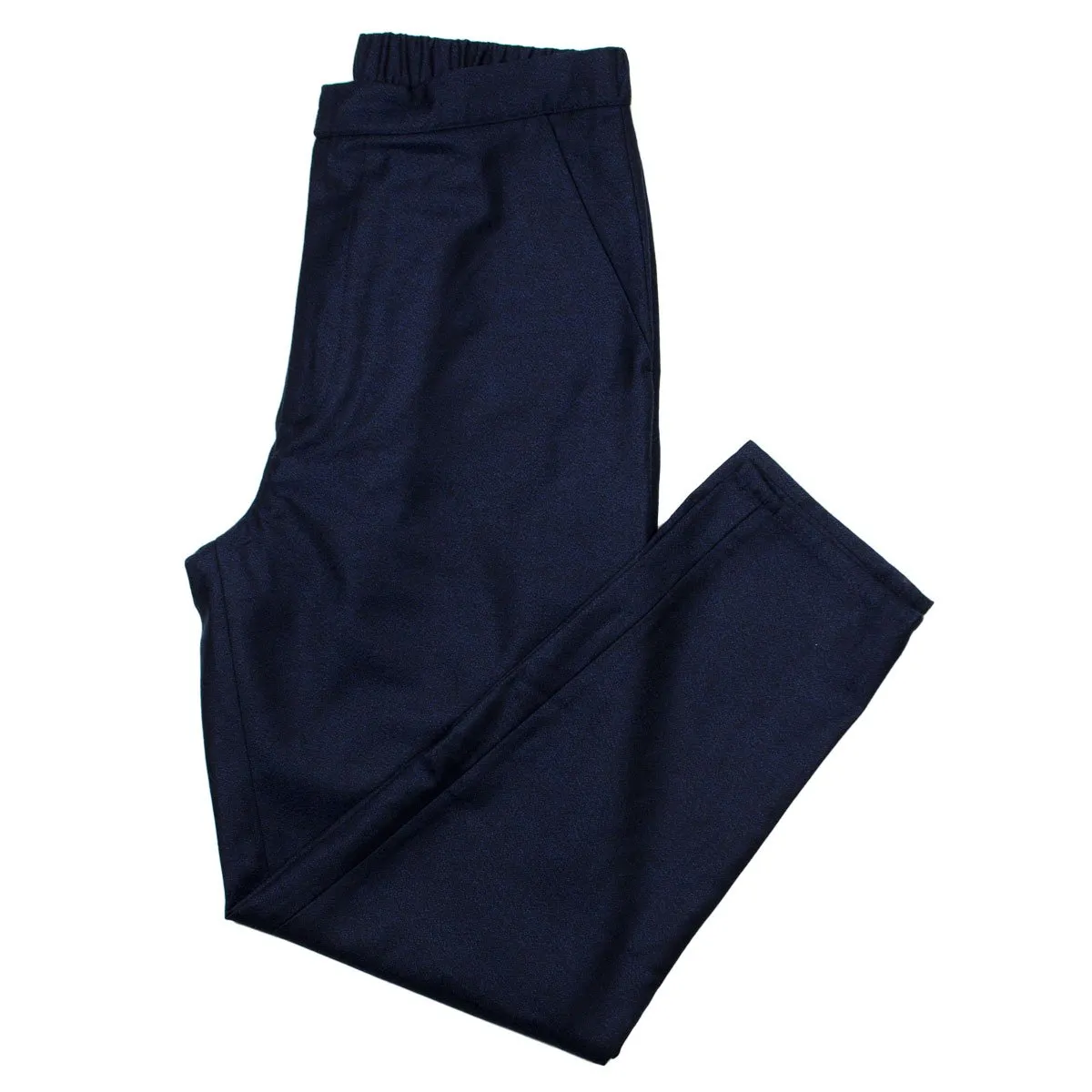 Coltesse - Antares Wool Trousers - Black / Blue