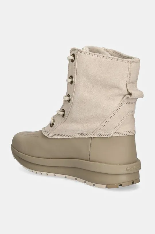 Columbia snow boots Moritza Shield OH V2 women's beige color 2100381