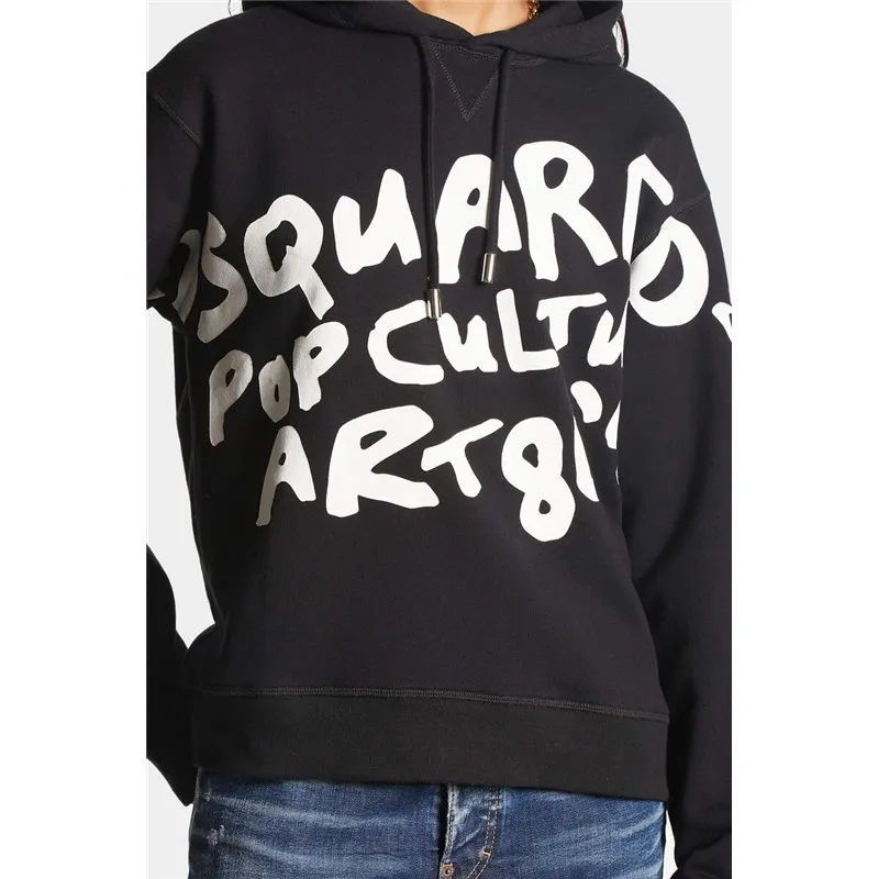 D SQUARED2  |Long Sleeves Plain Logo Hoodies & Sweatshirts