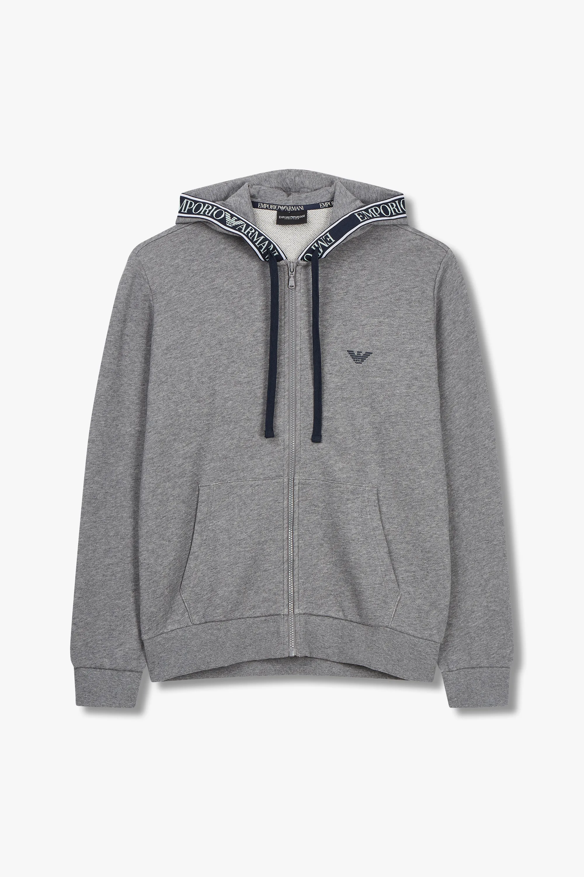 EMPORIO ARMANI  |Nylon Street Style Long Sleeves Cotton Logo Hoodies