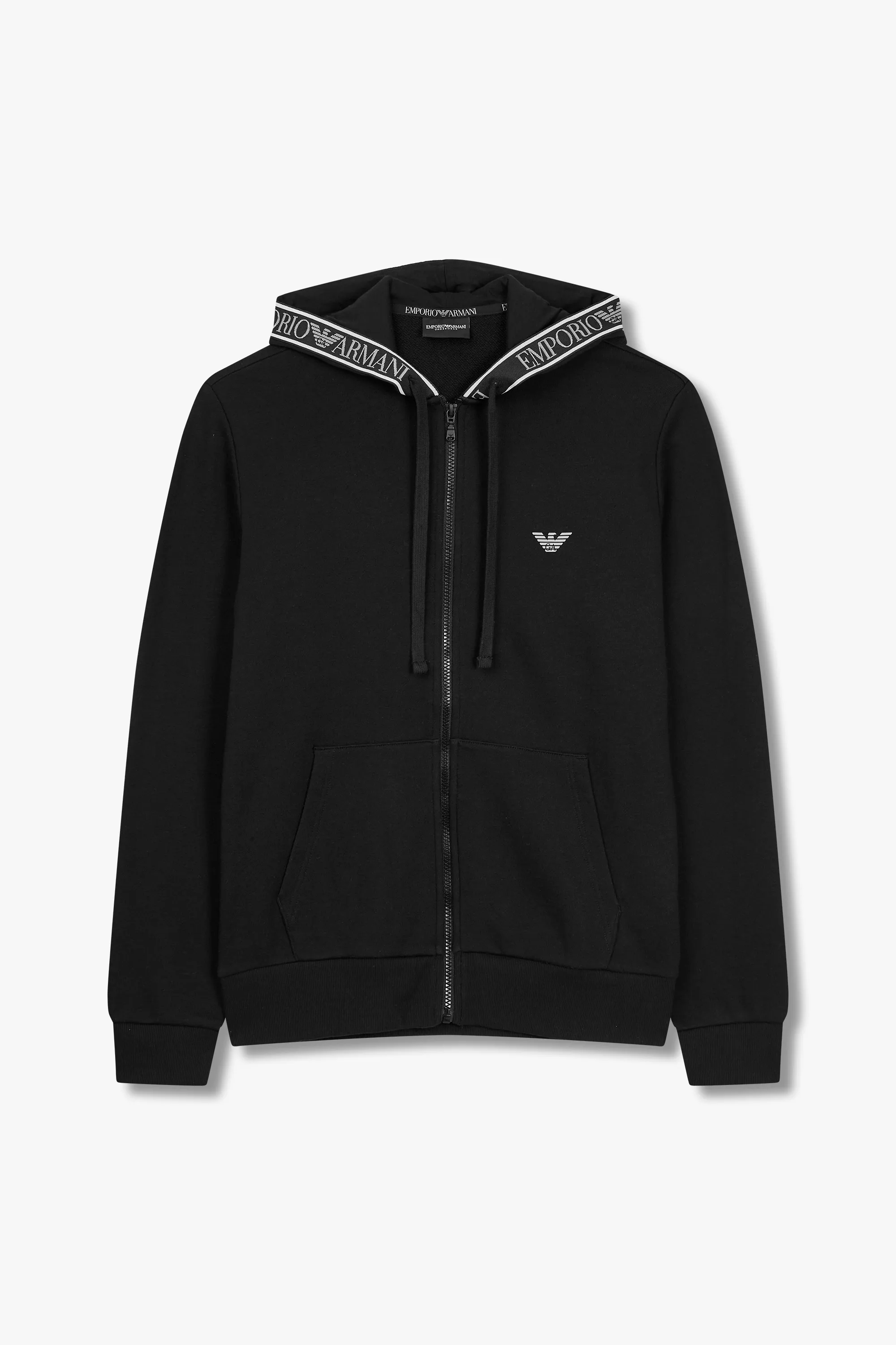 EMPORIO ARMANI  |Nylon Street Style Long Sleeves Cotton Logo Hoodies