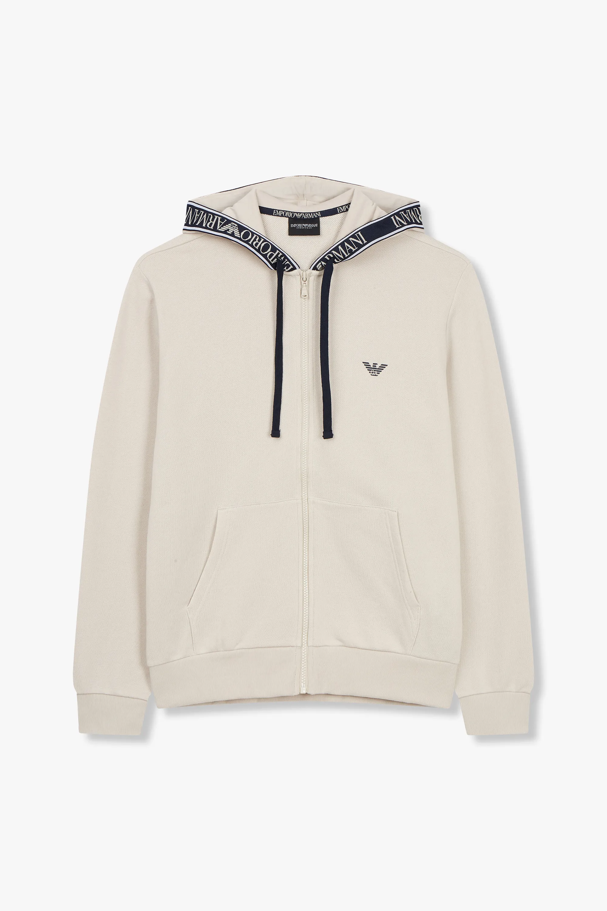 EMPORIO ARMANI  |Nylon Street Style Long Sleeves Cotton Logo Hoodies