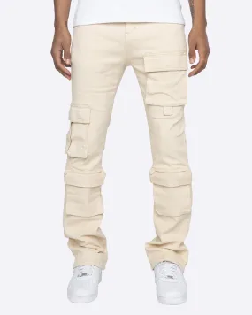 EPTM BACKLOT CARGO PANTS-CREAM