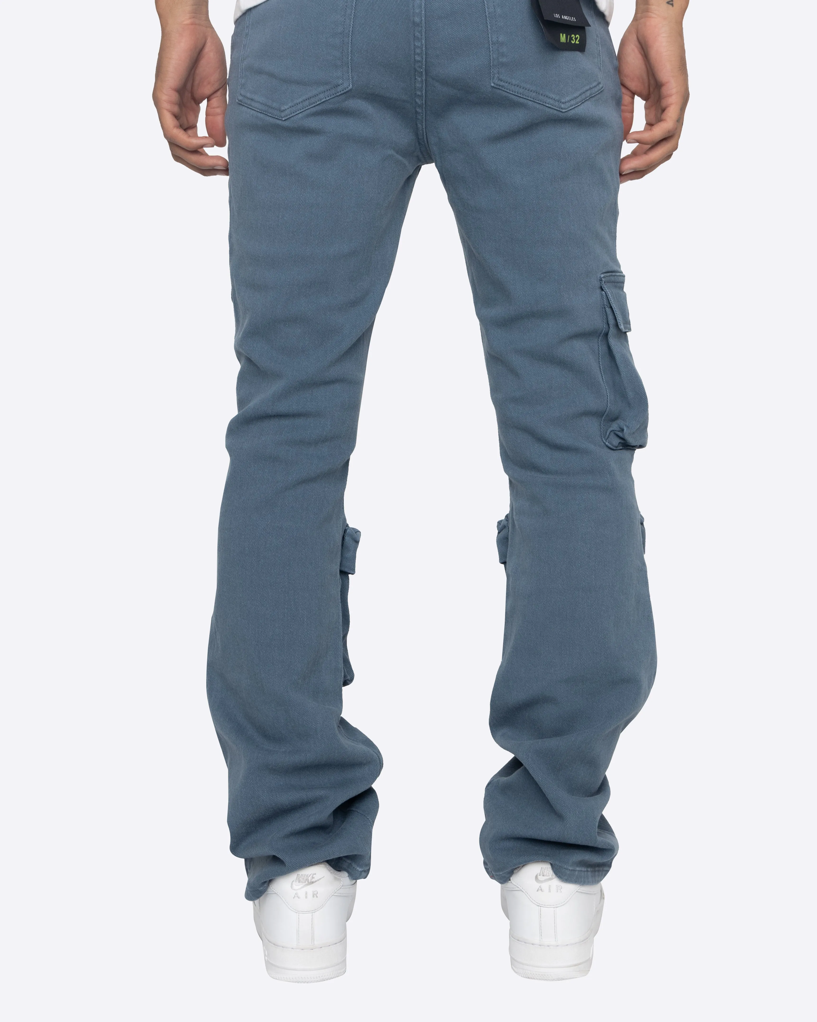 EPTM BACKLOT CARGO PANTS-DENIM BLUE