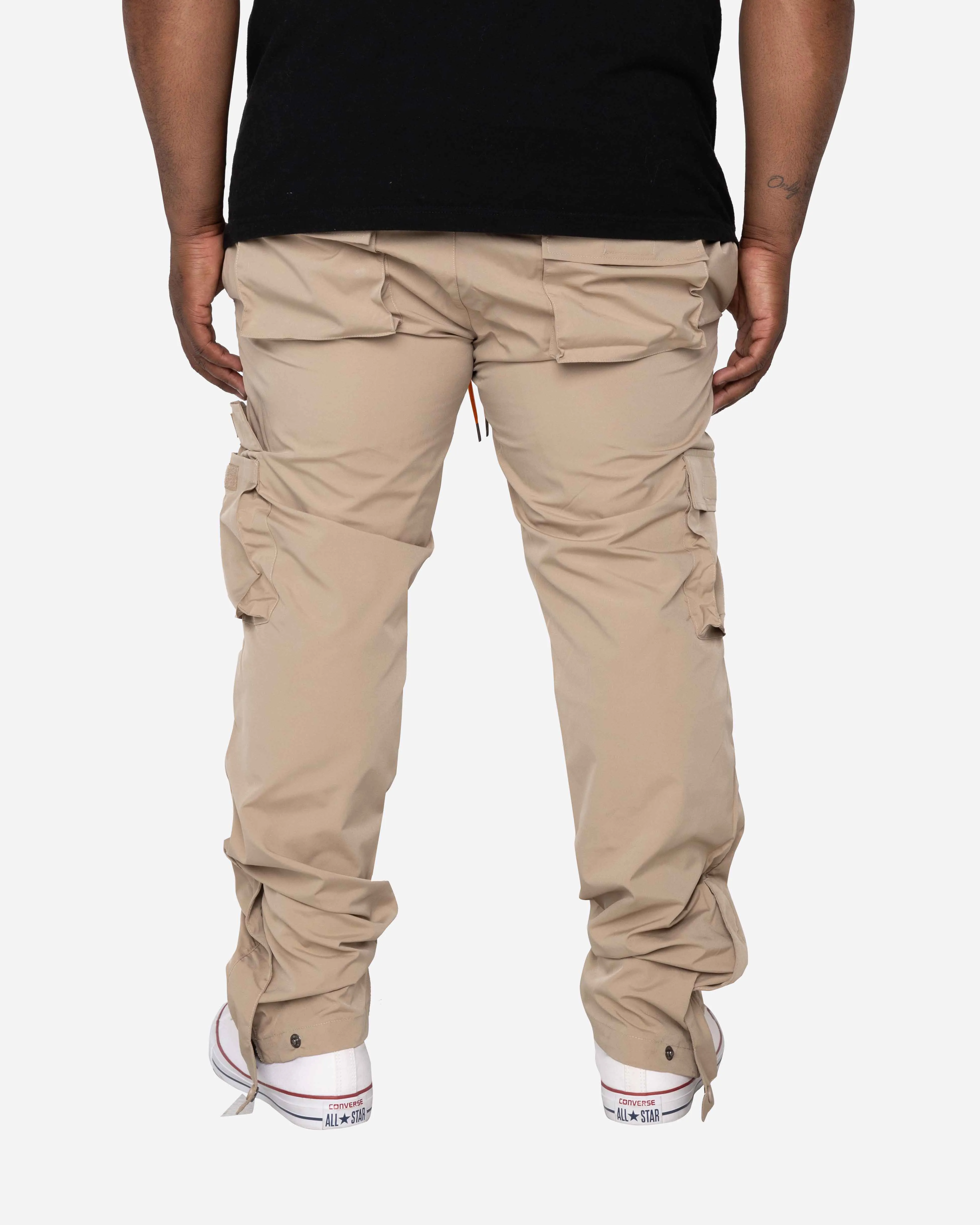 EPTM BIG N TALL SNAP CARGO PANTS-KHAKI