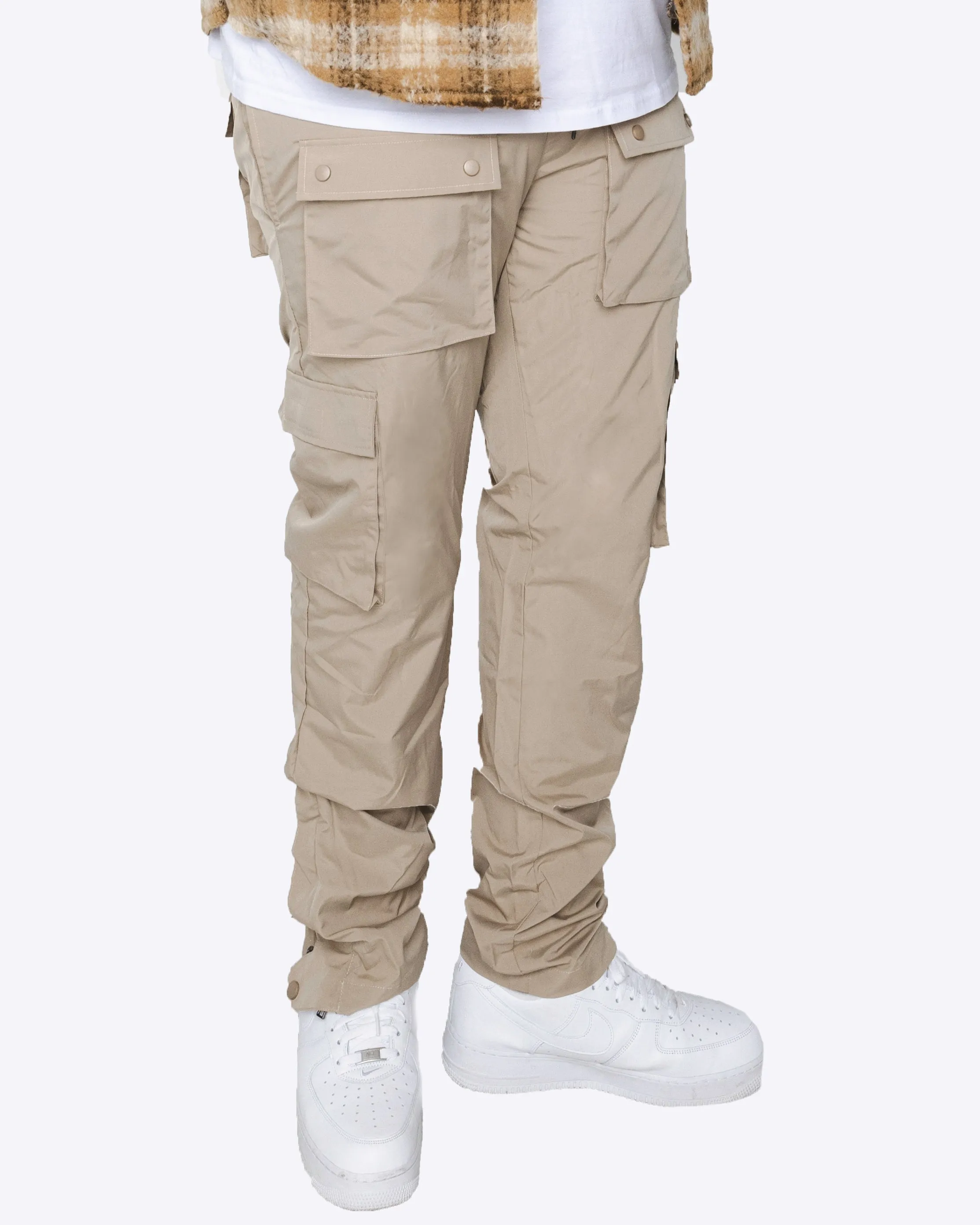 EPTM BIG N TALL SNAP CARGO PANTS-KHAKI