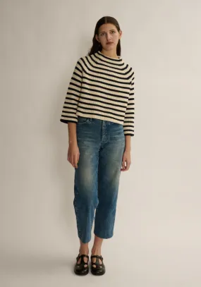 Fenna Stripe Cotton Sweater