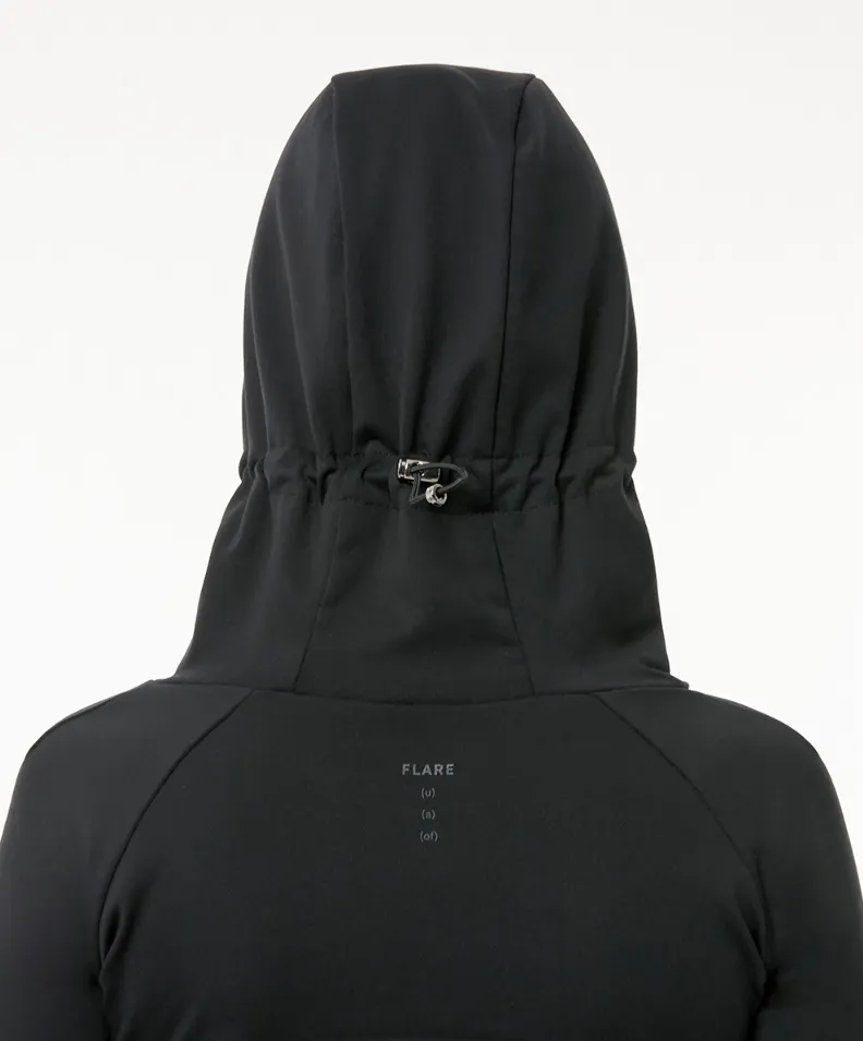 FLARE UP  |[ FLARE UP ]★19.Division Cut-out Hooded Zip-up (FL-111)