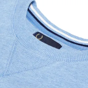 Fred Perry Classic Crew Neck SweatSummer Blue Marl