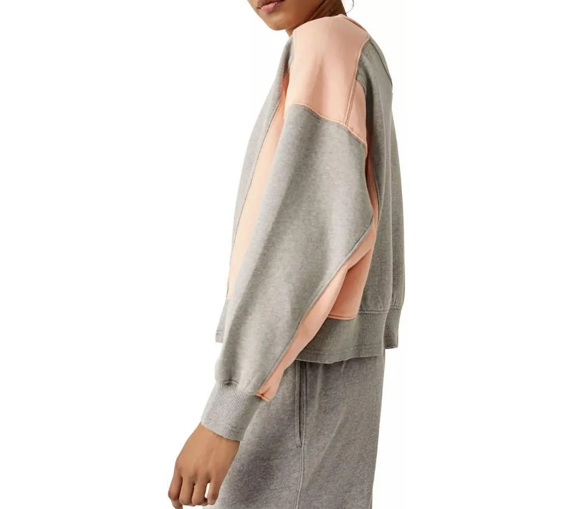 Free People  |Crew Neck Long Sleeves Hoodies & Sweatshirts