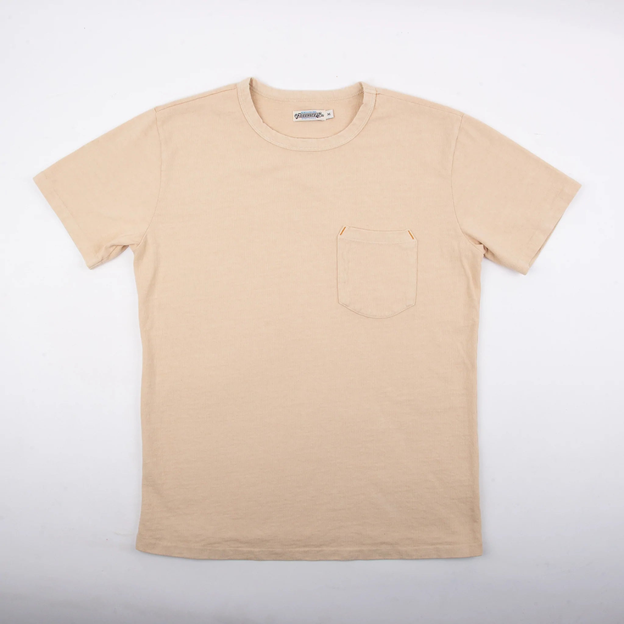 Freenote Cloth 13oz Pocket T-Shirt - Cream