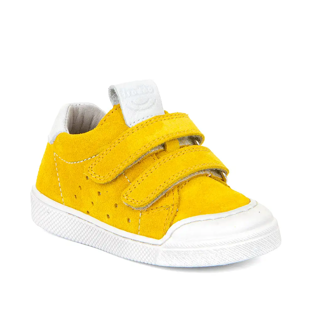 Froddo Rosario Velcro Yellow Flexible Sole Trainers