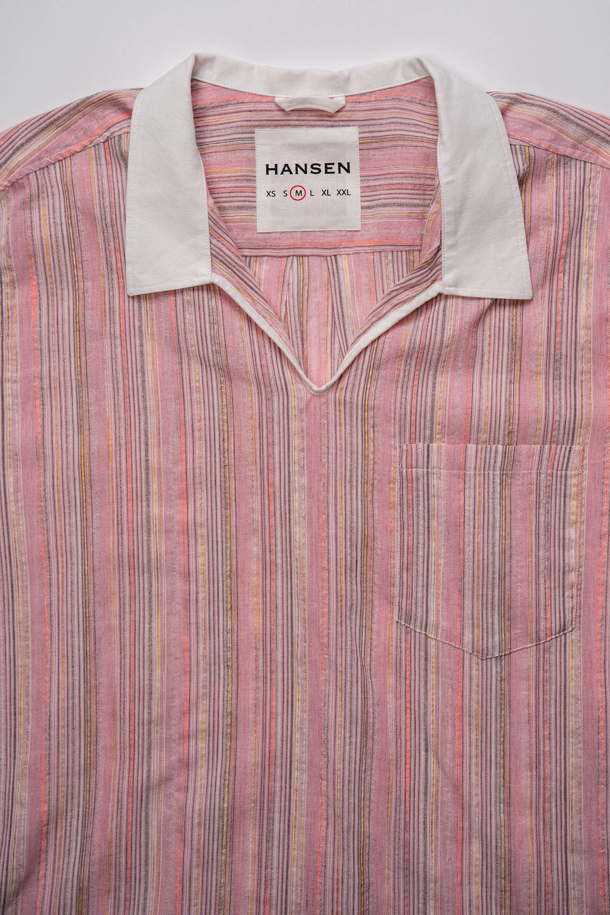 Hansen Garments Philip Short Sleeve Pull-on Shirt - Raspberry