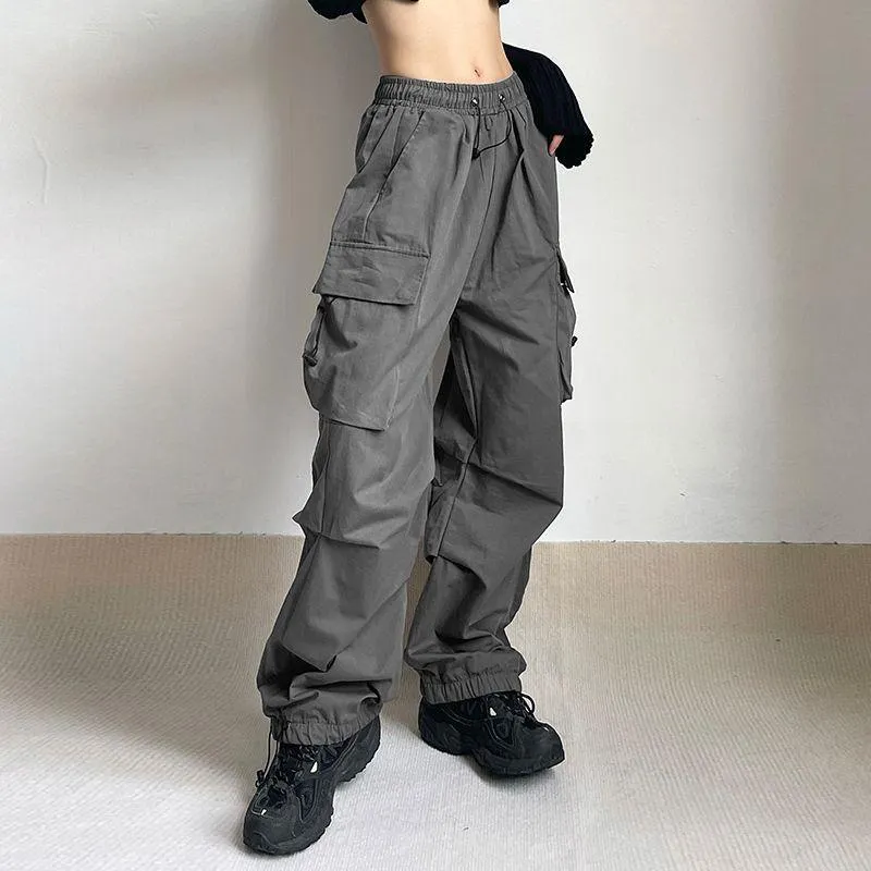 High Waisted Baggy Vintage Tooling Cargo Pants