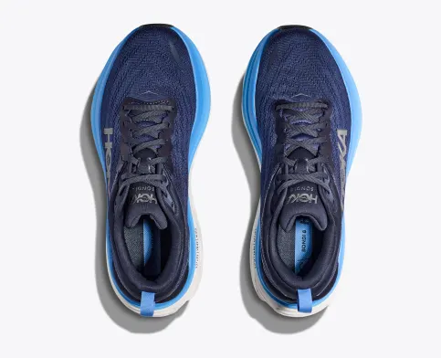 Hoka Men’s Bondi 8 Athletic Shoes- Outer Space/All Aboard