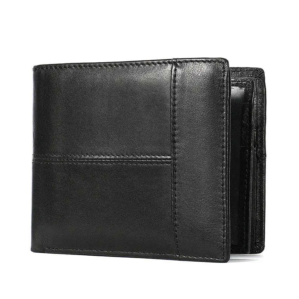 INSTOCK-Genuine leather multi-card slot men's wallet purse