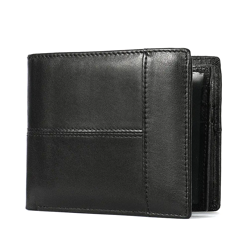 INSTOCK- Amazon Men's Genuine Leather Short Wallet First Layer