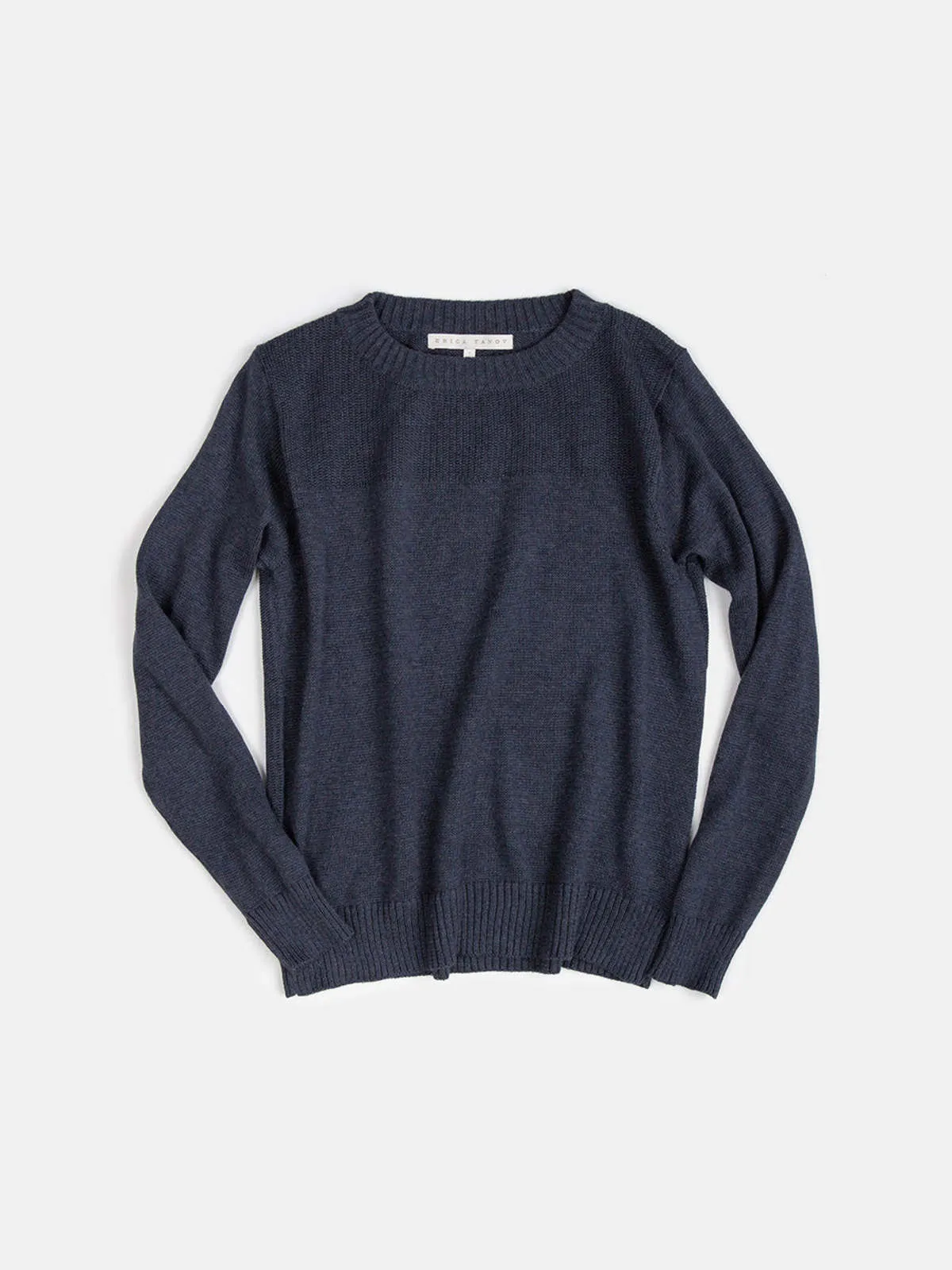 Isla Pima Cotton Sweater - Aegean