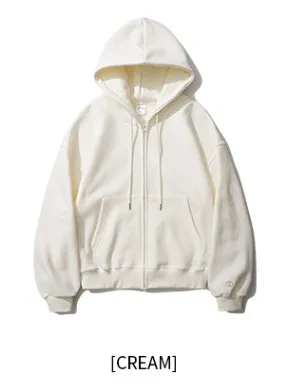 Jemut  |[JEMUT]★LOG OVERFIT TWOWAY NAPPING HOOD ZIP-UP