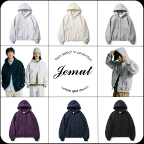 Jemut  |[JEMUT]★LOG OVERFIT TWOWAY NAPPING HOOD ZIP-UP