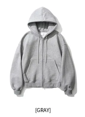 Jemut  |[JEMUT]★LOG OVERFIT TWOWAY NAPPING HOOD ZIP-UP