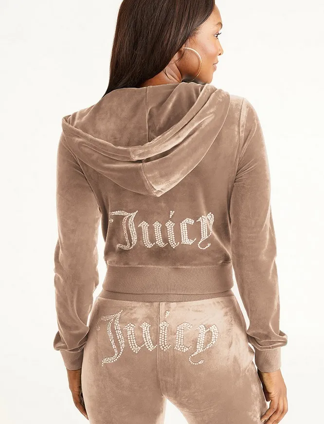 JUICY COUTURE  |Sweat Street Style Plain Logo Hoodies & Sweatshirts