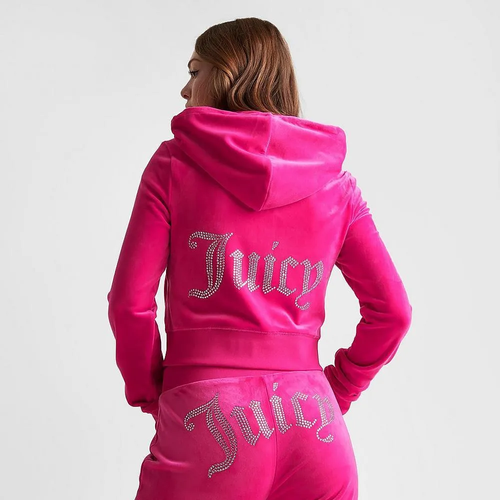 JUICY COUTURE  |Sweat Street Style Plain Logo Hoodies & Sweatshirts