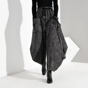 Keina Denim Wide Leg Pants