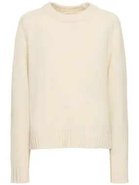 Khaite   Mae cashmere crewneck sweater 